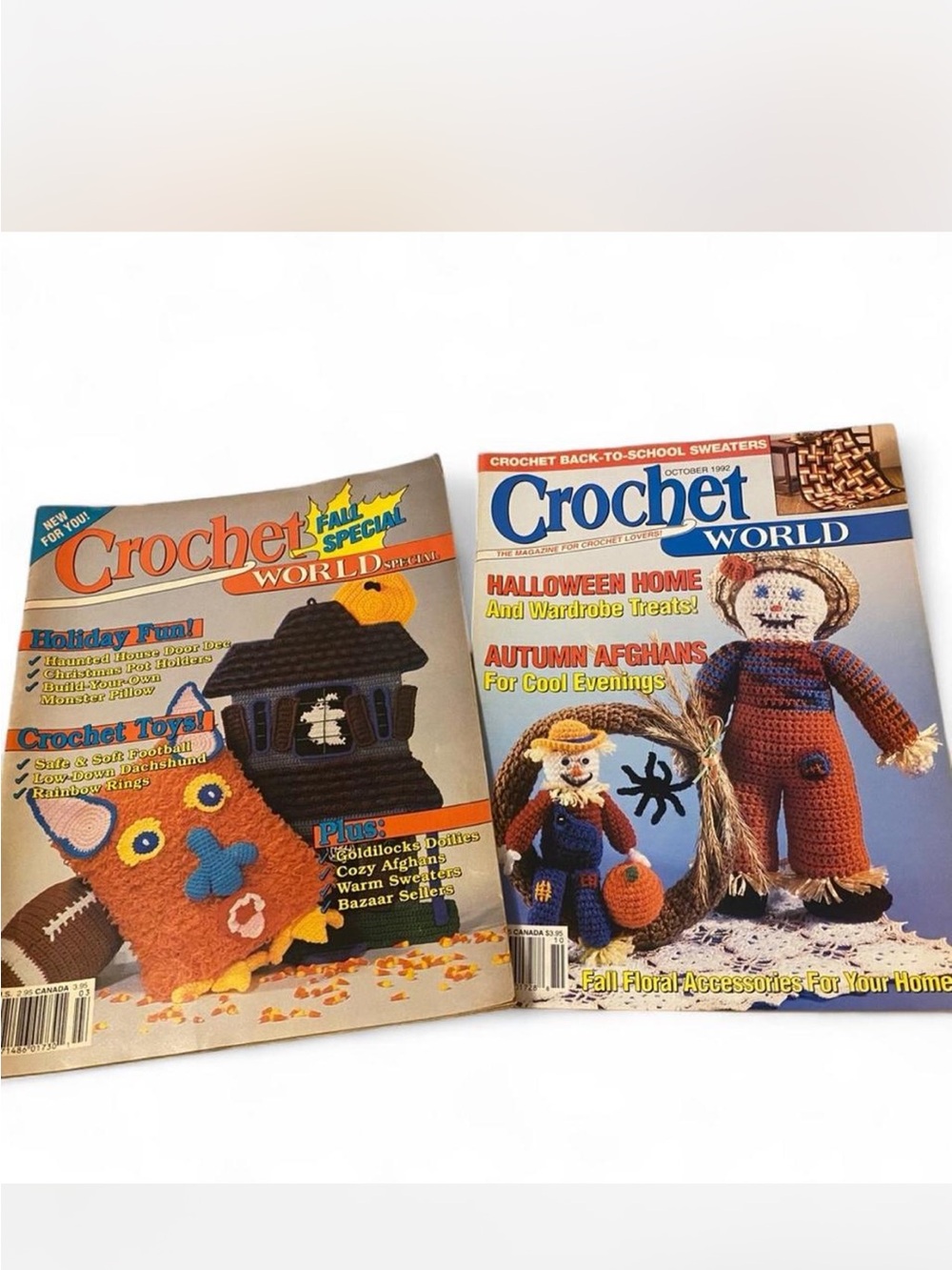 Crochet World Magazine Pair — Fall Halloween Covers